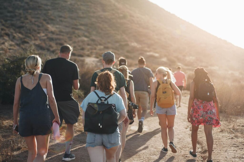 Kleine Reisegruppe auf einer privaten Tour in Dalmatien